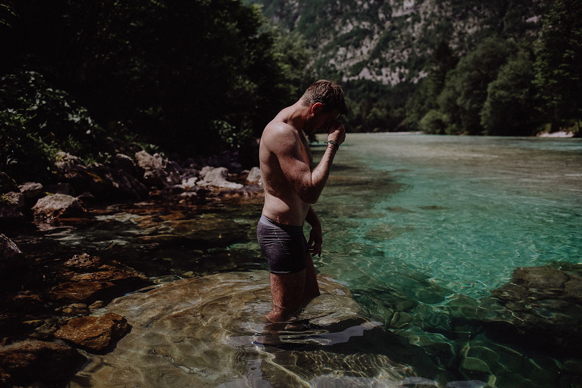 Soca Tal Reisetipps Slowenien Baden Lepena