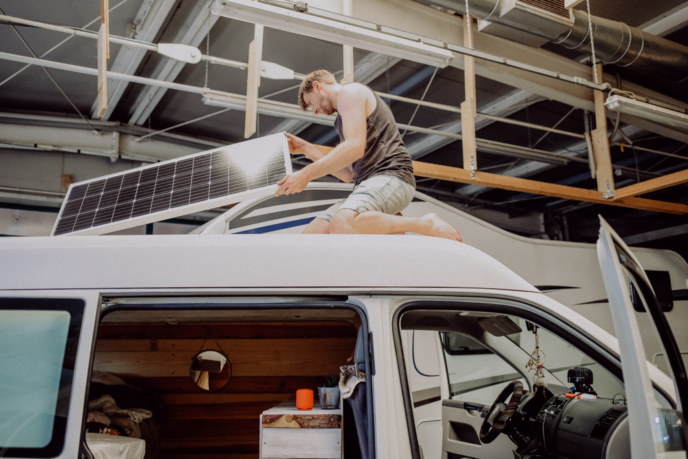 Eine Solaranlage für unseren VW T5 Campervan