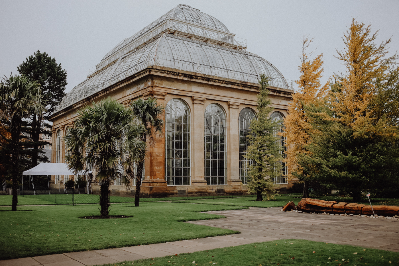 Edinburgh bei Regen Sehenswürdigkeiten The Royal Botanical Gardens