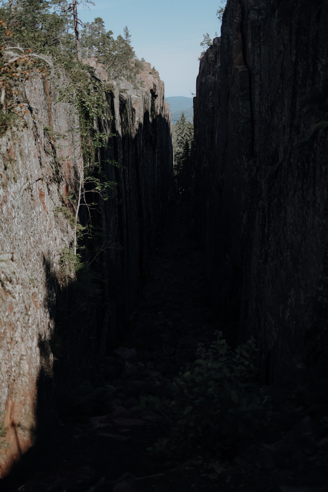 Skuleskogen Nationalpark Schlucht Slåttdalsskrevan