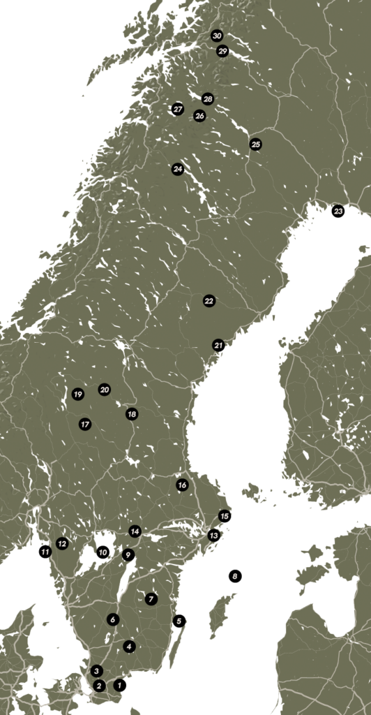 Nationalpark Schweden Karte