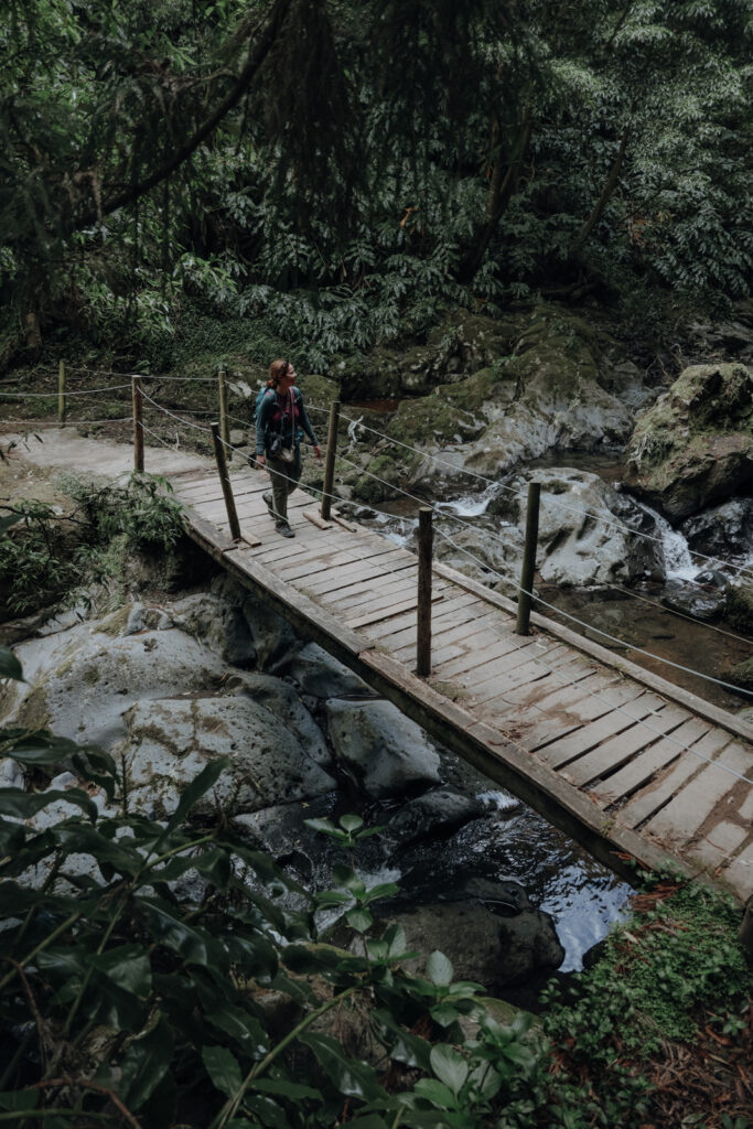 Sao Miguel Azoren Salto do Farinha & Poco Azul