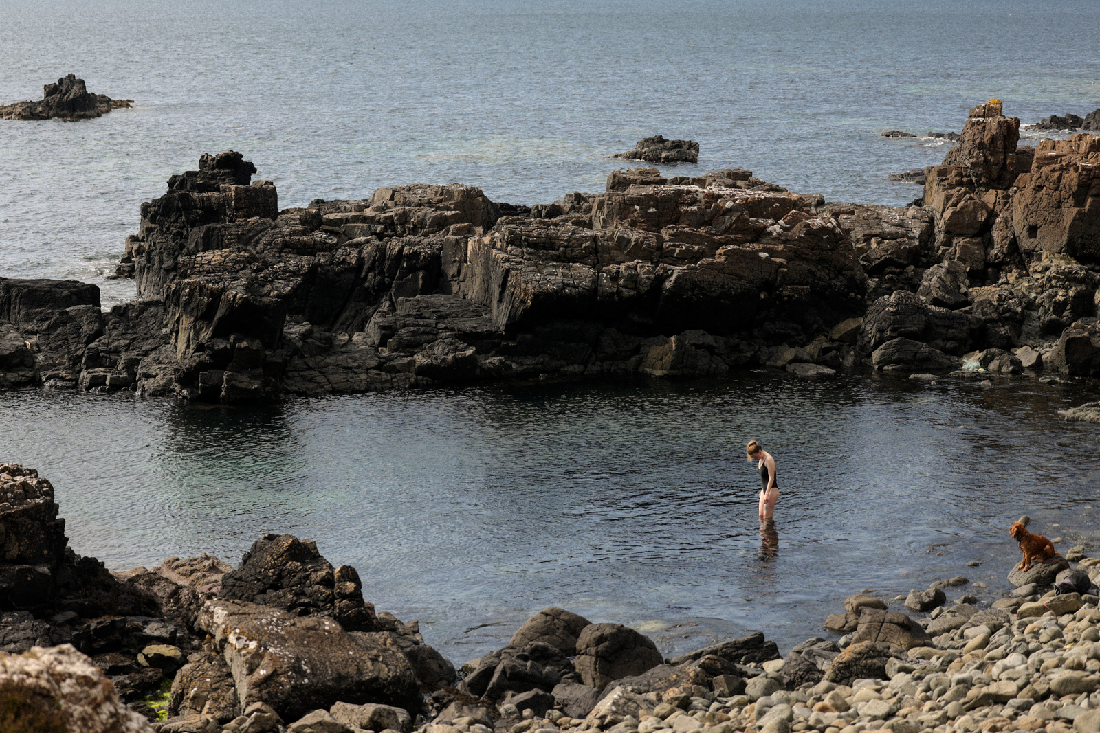 Isle of Mull Glengorm Castle und Pool