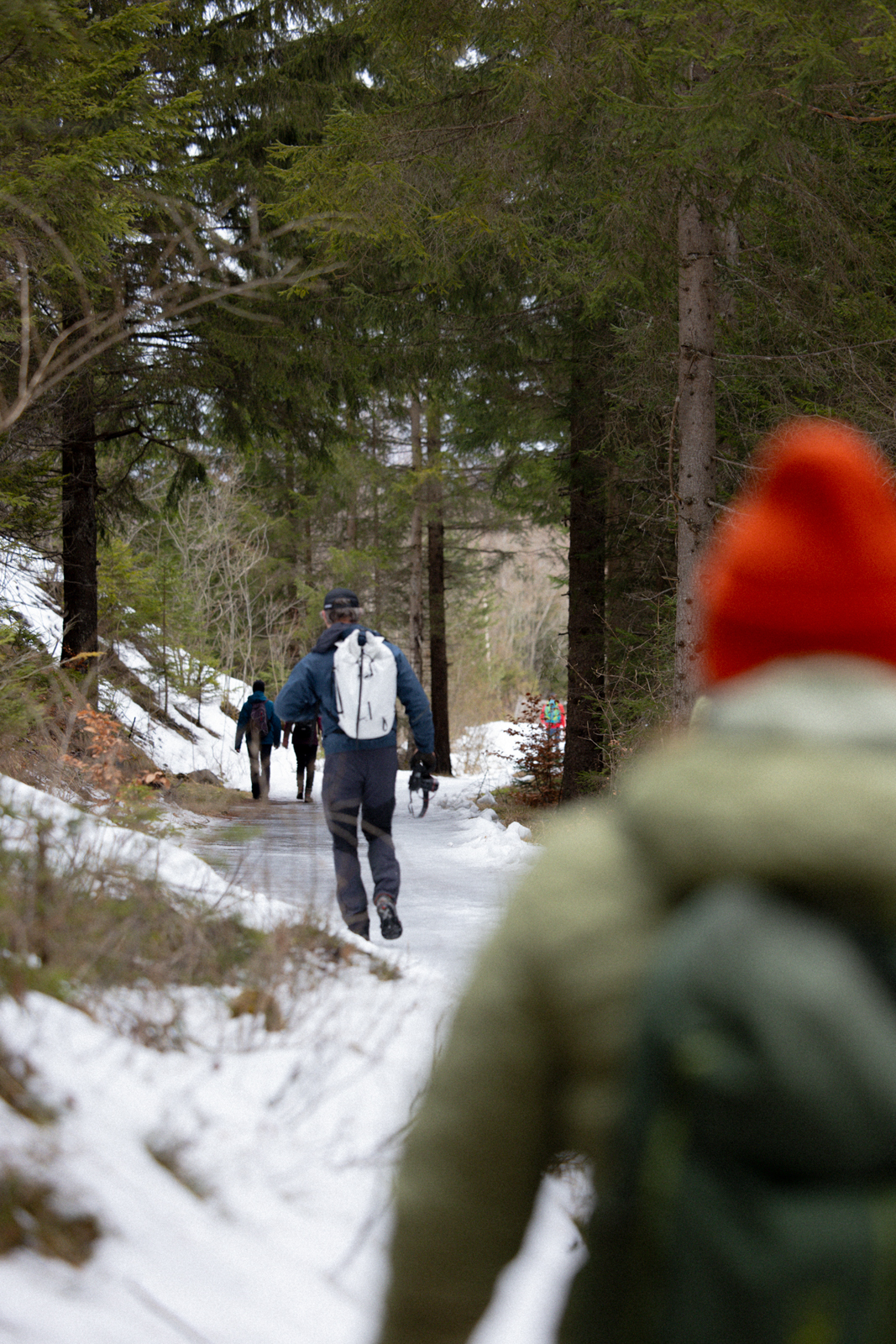 Wandern Naturpark Reutte Lechweg im Winter
