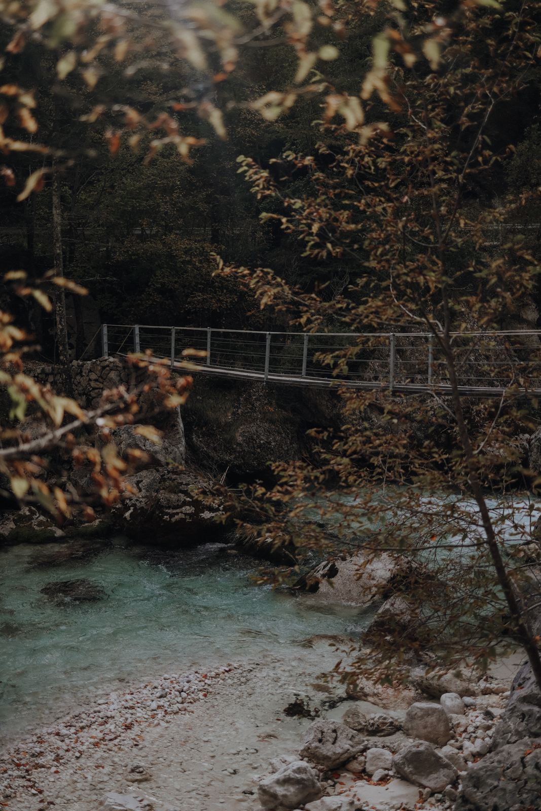 Soca Tal Wandern Mlinarica Schlucht