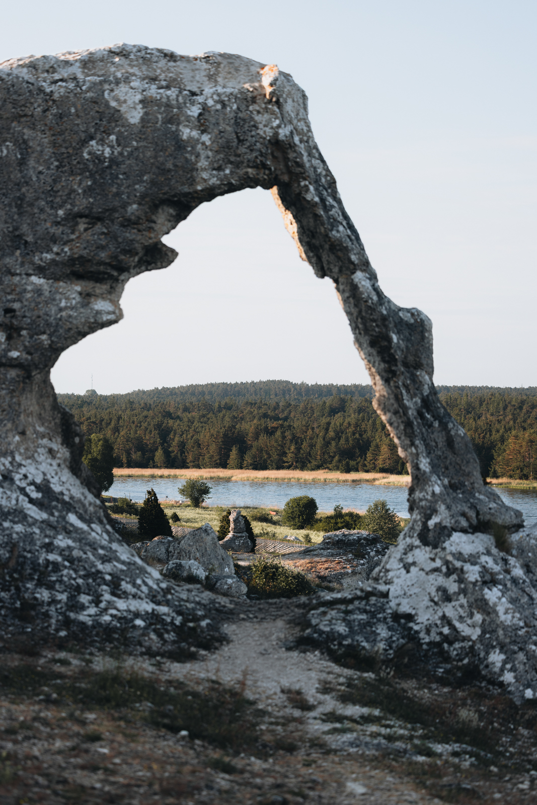Gotland Lergrav Rauken