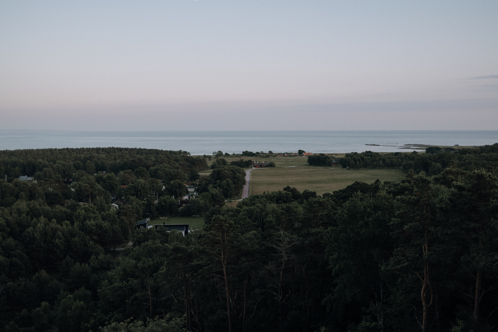 Halland Smörkull Sonnenuntergang
